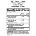 XS™ Energy + Focus Dietary Supplement