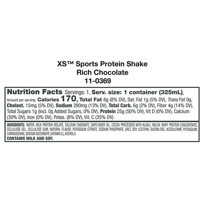 XS™ Sports Protein Shakes