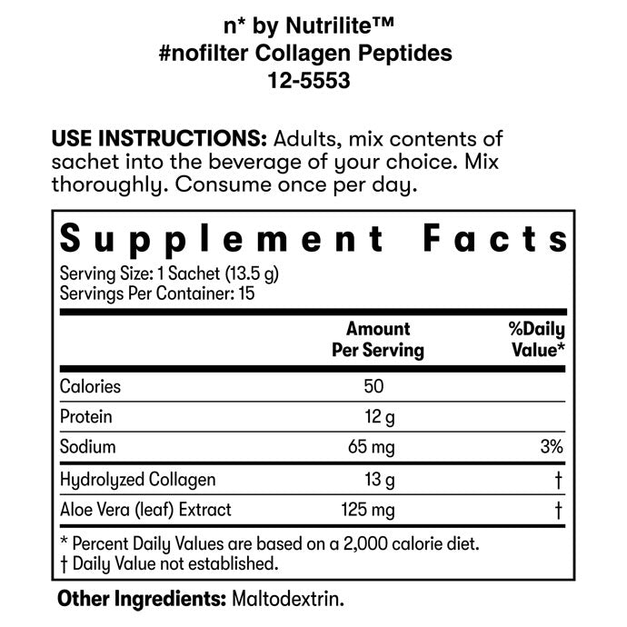 n* by Nutrilite™ #nofilter Collagen Peptides