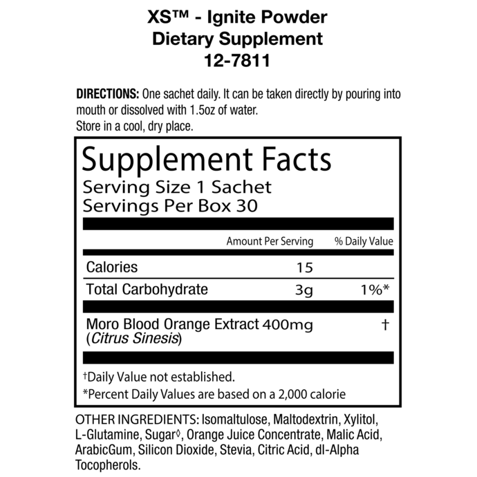 XS™ Ignite Powder – Moro Blood Orange