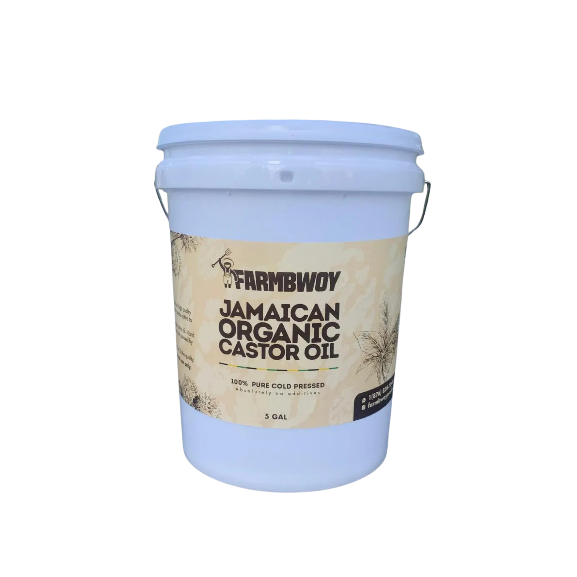 Jamaican Organic Castor Oil - Cold Press